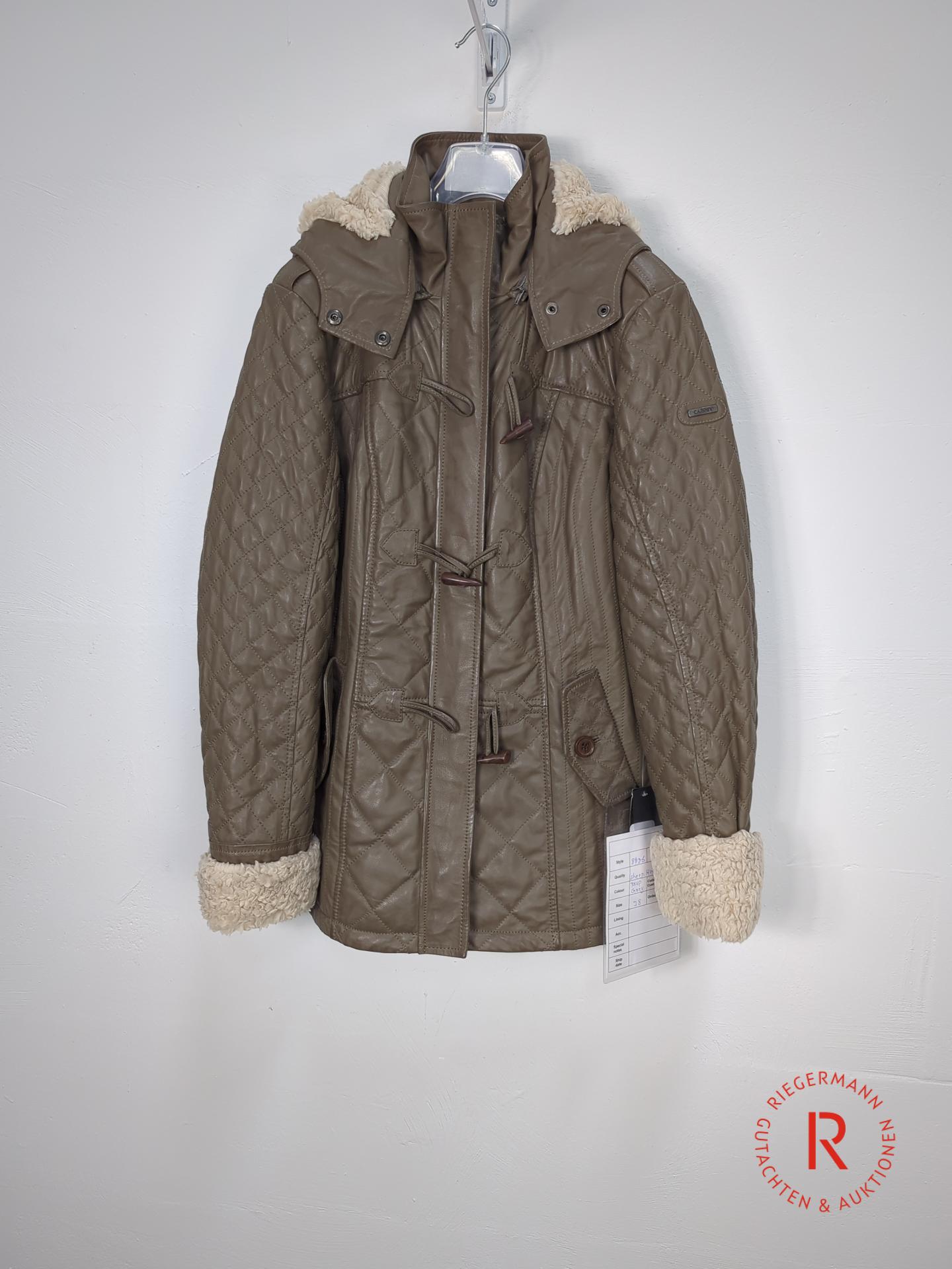 DAMEN LEDERJACKE GRÖSSE 38